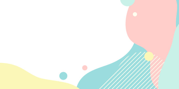 彩色可爱的框架材料图片下载