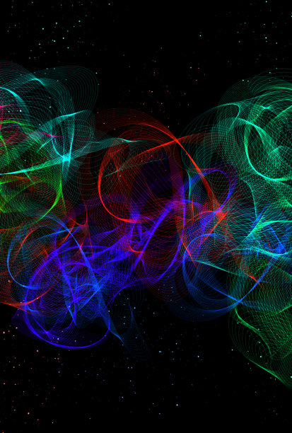 美丽而精致的波纹背景插图图片下载