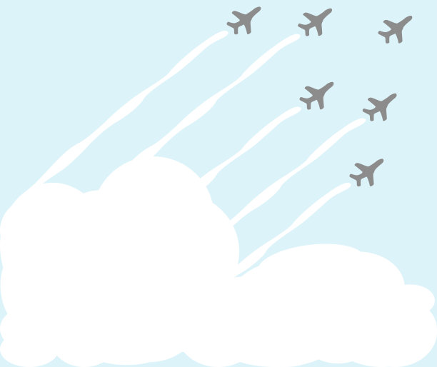 美丽的编队飞行图像材料图片下载