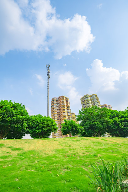 阳光河桥与金融城图片下载