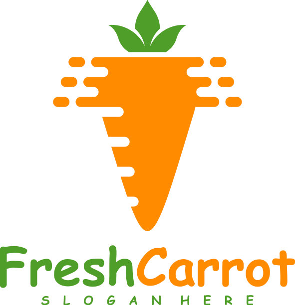 快速胡萝卜标志设计创意胡萝卜标志图片下载