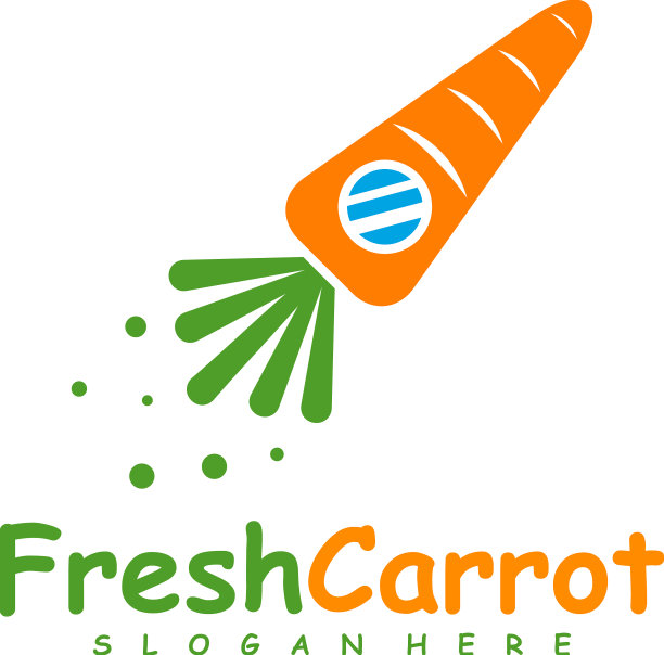 火箭胡萝卜标志设计创意胡萝卜标志图片下载