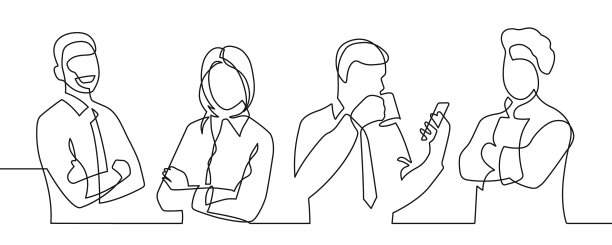 让人们站在同一条线上图片下载