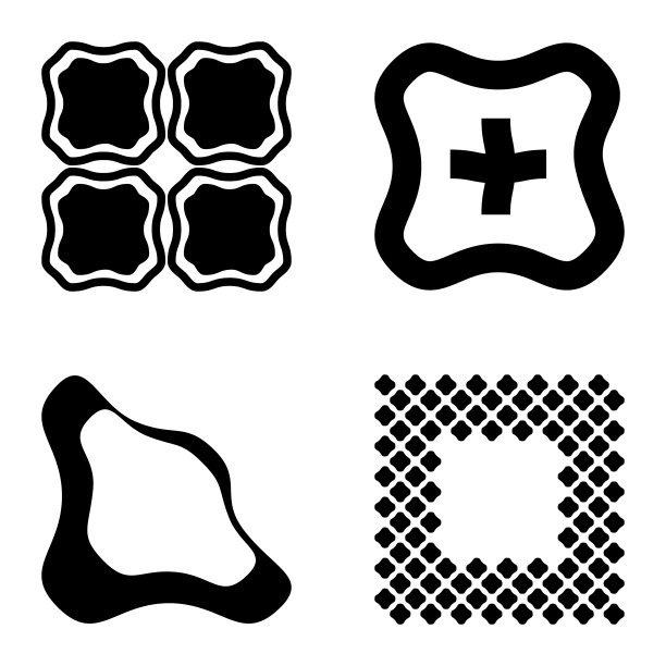 Square3平面图标被隔离在白色背景上图片下载