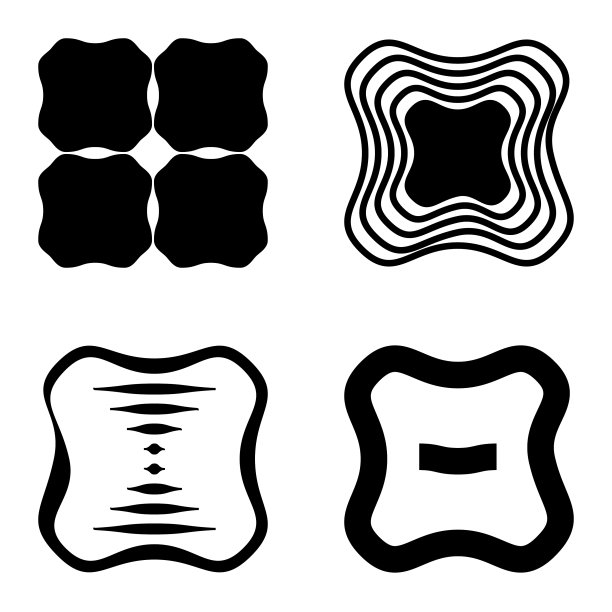 Square3平面图标被隔离在白色背景上图片下载