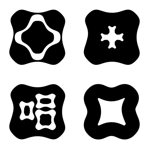 Square3平面图标被隔离在白色背景上图片下载