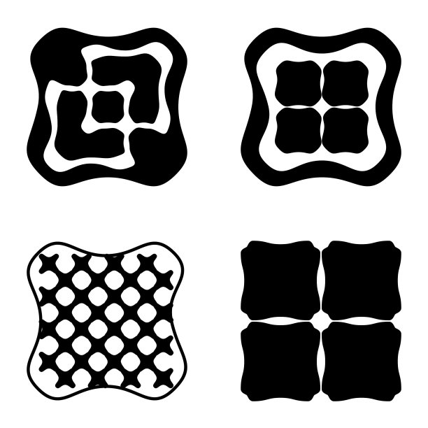 Square3平面图标被隔离在白色背景上图片下载