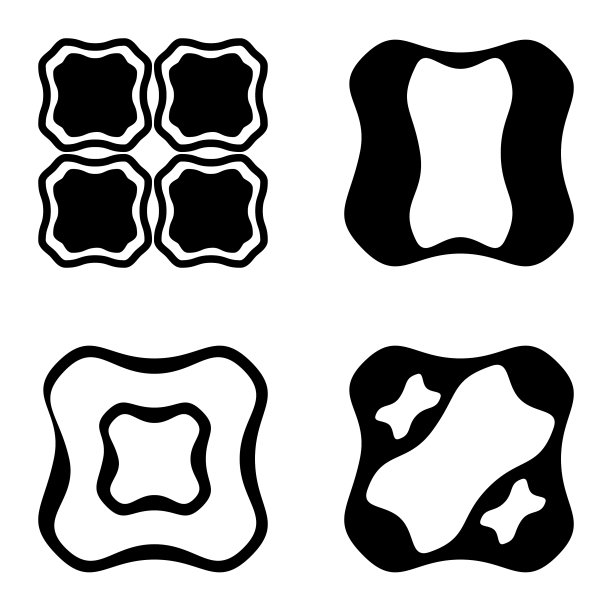 Square3平面图标被隔离在白色背景上图片下载