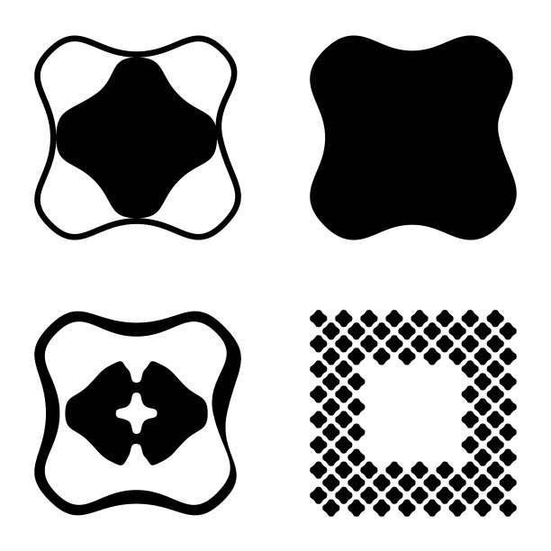 Square3平面图标被隔离在白色背景上图片下载