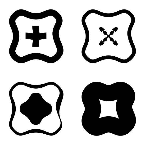 Square3平面图标被隔离在白色背景上图片下载