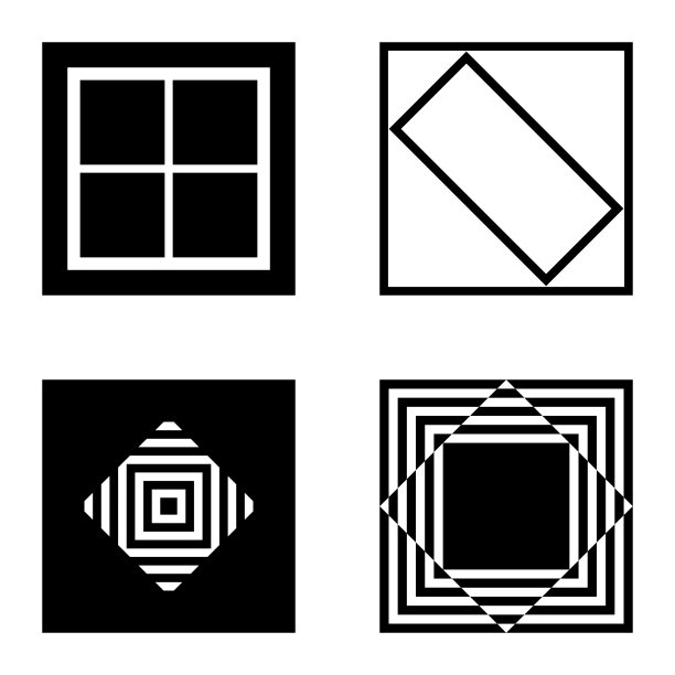 Square2平面图标被隔离在白色背景上图片下载