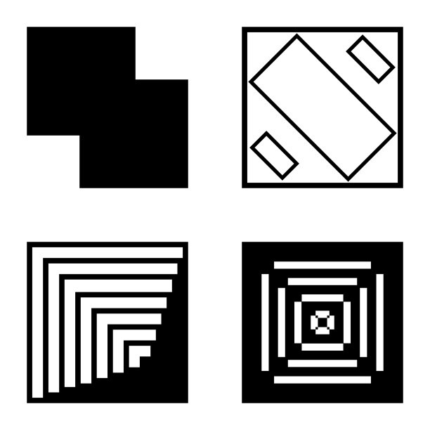 Square2平面图标被隔离在白色背景上图片下载