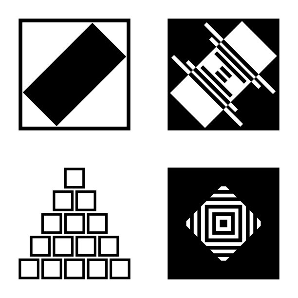 Square2平面图标被隔离在白色背景上图片下载