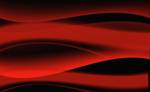 抽象背景的红色和黑色的颜色与波浪。以太无限的概念。图片下载
