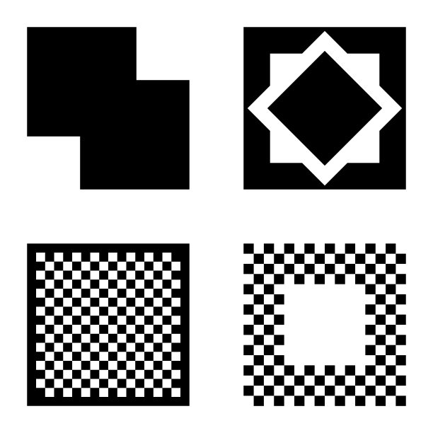 Square2平面图标被隔离在白色背景上图片下载