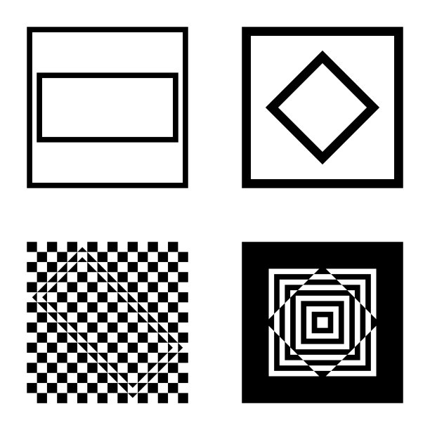 Square2平面图标被隔离在白色背景上图片下载