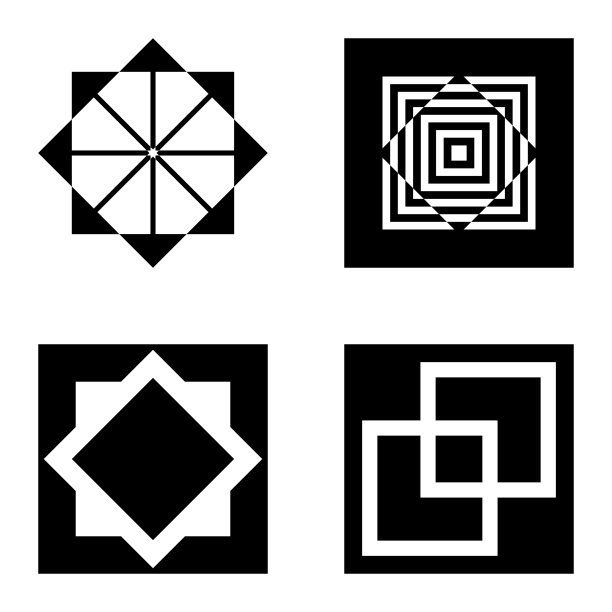 Square2平面图标被隔离在白色背景上图片下载