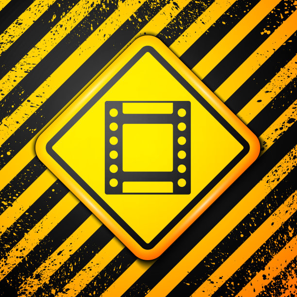 黑色相机老式胶卷卷墨盒图标图片下载