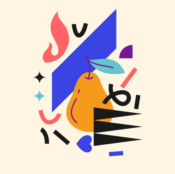 具有极简风格的图形图片下载