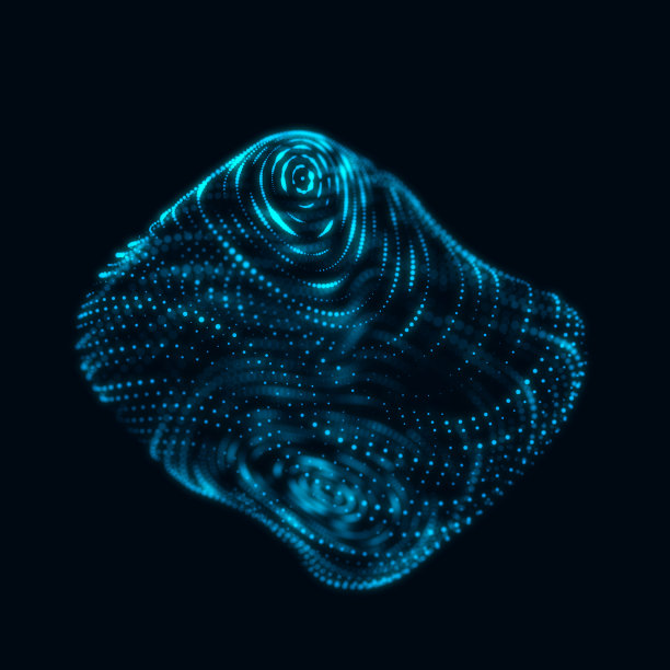 有粒子和线条的科幻球体。网络连接的概念。帧球体。抽象的技术背景。3 d渲染。图片下载