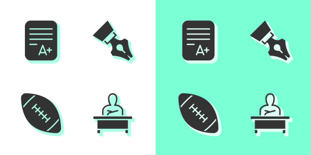 Set小学生坐在书桌前用一张试卷图片下载