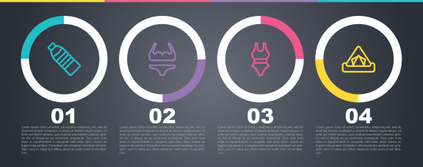 设置线瓶的水泳衣和游客图片下载