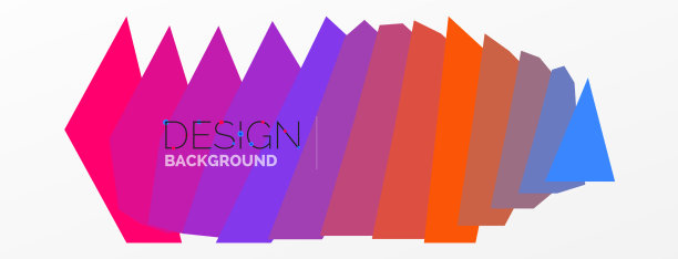 背景彩色形状模板墙纸图片下载