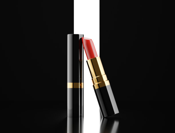 3 d演示。各种风格的化妆口红模型图片下载