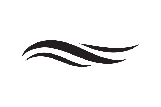 海洋图标波浪设计海洋标志图形元素图片下载