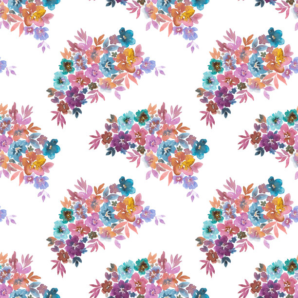 无缝水彩图案的包装设计，邀请，名片，横幅，小册子，广告。宽松的发展模式图片下载