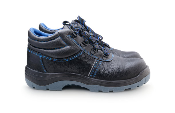 工作靴孤立在白色。图片下载