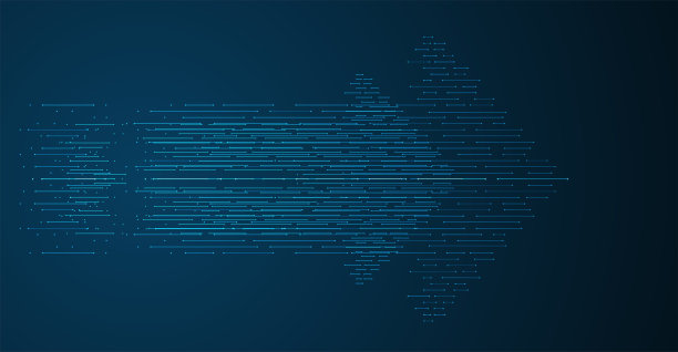 抽象的箭头方向。技术背景图片下载