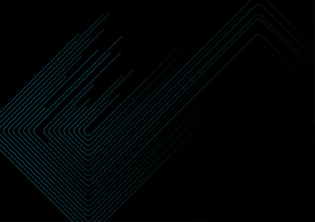 蓝黑色最小线条抽象未来科技背景图片下载