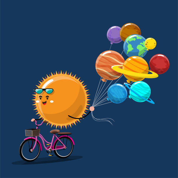 太阳系的轨道以太阳为中心。图片下载