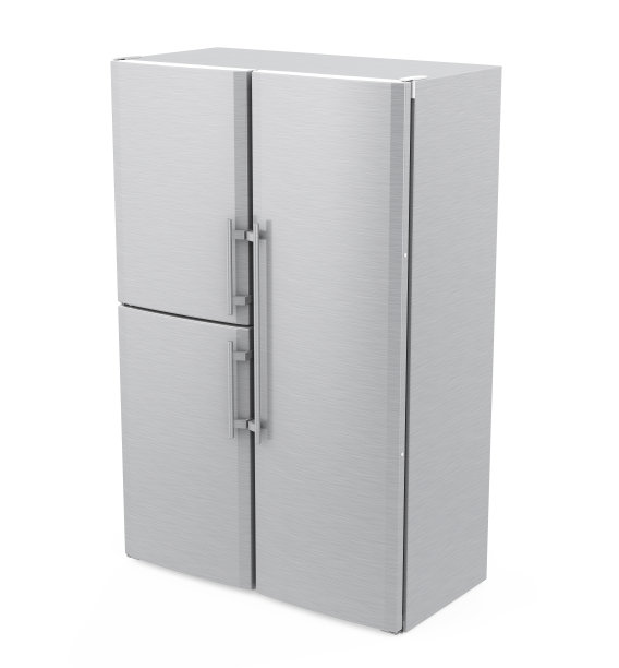 现代冰箱孤立图片下载