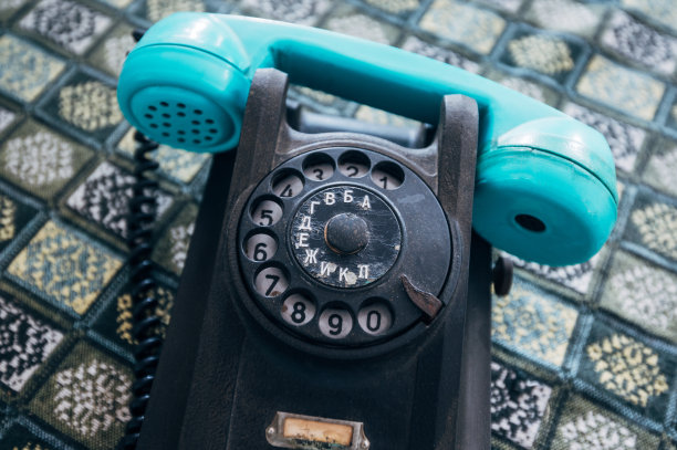 旧式的苏联电话来自时代，苏联的通讯手段来自冷战时期图片下载