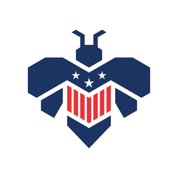 动物蜜蜂美国标志设计图片下载