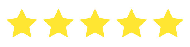 明星金图标。客户反馈的概念。矢量5星评级评论。造型设计质量。向量黄色，孤立的5颗星。图片下载