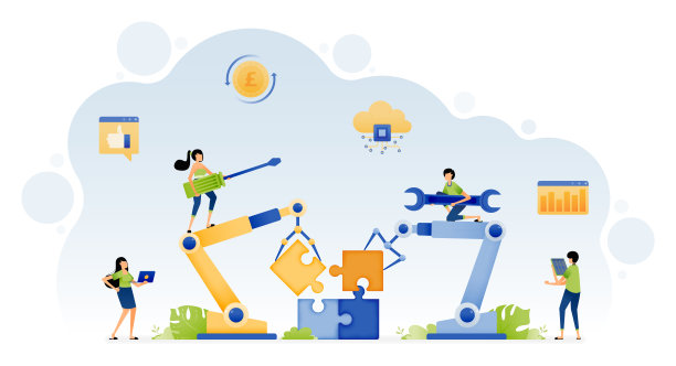 阐述了人们利用机器学习技术使人工智能技术来控制机器人解决益智问题。设计可以为登陆页网站海报横幅传单移动应用网页广告图片下载