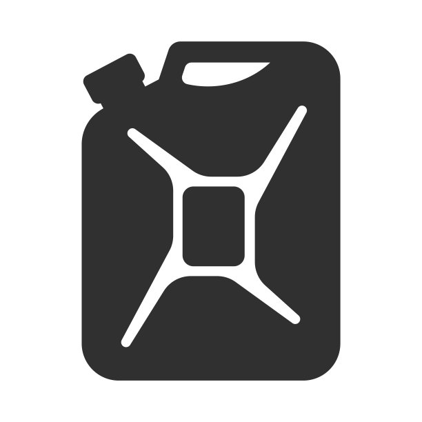 机油或石油图标的罐子。有燃料符号的容器。矢量插图。图片下载