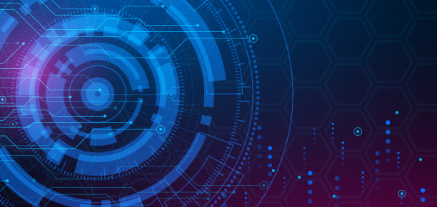 摘要高科技。用技术抽象数字背景。向量文摘技术。图片下载