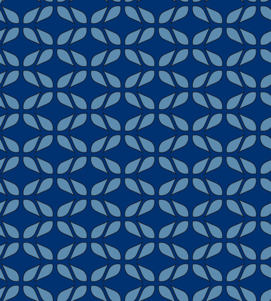 无缝矢量几何图案在日本风格。现代插画的蓝色线性艺术墙纸，传单，封面，横幅，简约的装饰，背景。“n图片下载