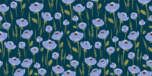 花无缝图案纸设计图片下载