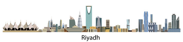 利雅得的城市天际线图片下载