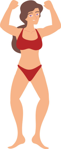 穿着内衣的苗条女人图片下载