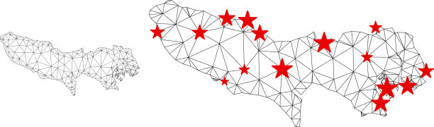 多边形屠体网东京都地图图片下载