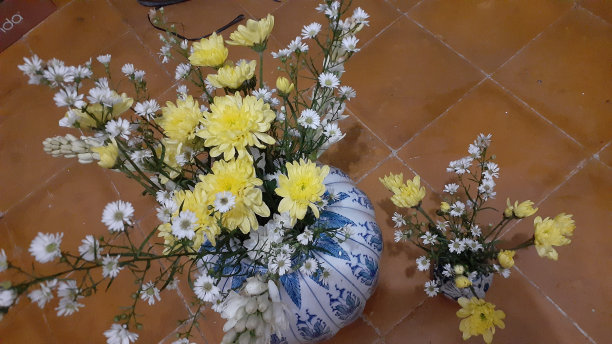 菊花花束等互补花卉图片下载