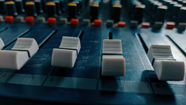 混频器控制面板的音频图片下载