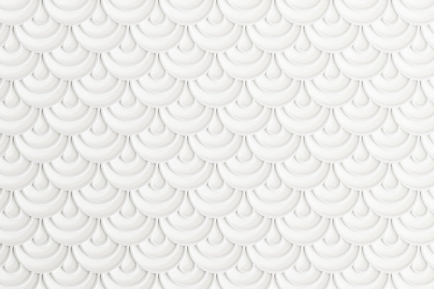 激光切割面板。抽象的几何图案配以白色的弧线，优雅的装饰模板，用于木刻、纸卡、金属切割、雕刻、雕刻。框架,3 d渲染图片下载