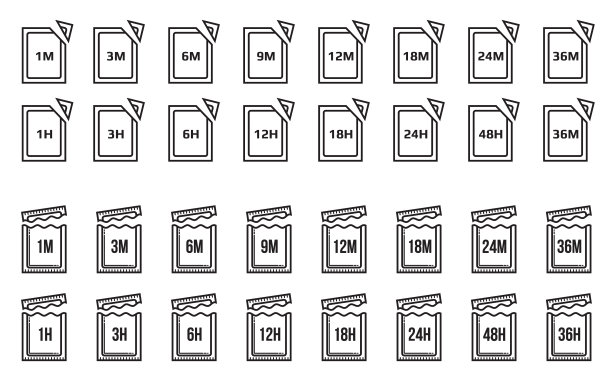 Pao图标产品保质期的象形图图片下载
